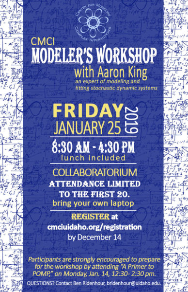 CMCI Modeler’s Workshop Registration Now Open