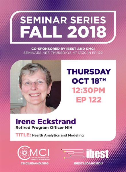 Talks by Irene Eckstrand